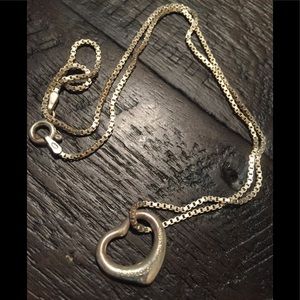 Tiffany & Co. Elsa Peretti Open Heart Necklace